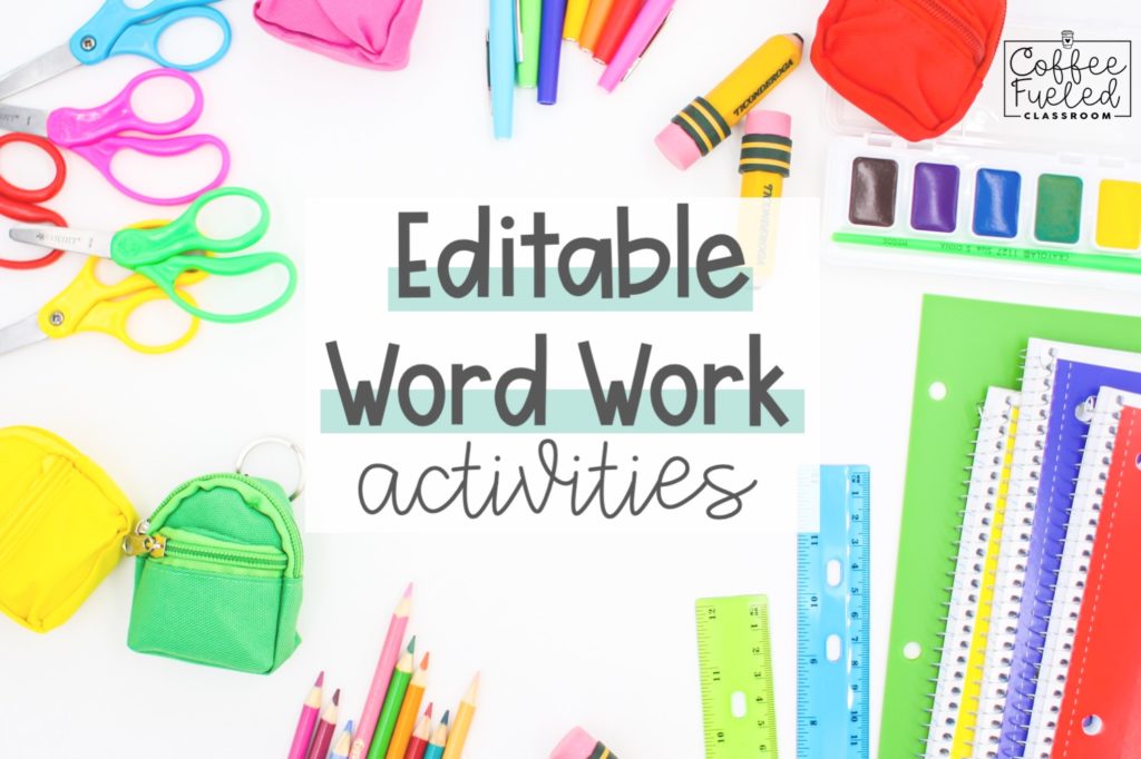 editable-word-work